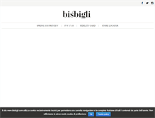 Tablet Screenshot of bisbigli.com